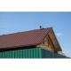 Металлочерепица "Камея" ("Kamea") в01 0,5 Rooftop Бархат RAL 8017 шоколад