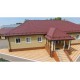 Профиль волновой "Камея" ("Kamea") 0,45 Drap RAL 3005 красное вино
