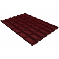 Профиль волновой "Модерн" ("Modern") 0,45 Drap RAL 3005 красное вино