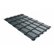 Профиль волновой "Квадро профи" ("Quadro Profi") v02 0,45 Drap RAL 7016 антрацитово-серый