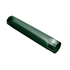 Труба круглая соединительная GL PU 90 мм 1 м RAL 6005 зеленый мох