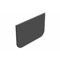 Заглушка торцевая для лотка водоотводного Gidrolica Light, пластиковая (18061)