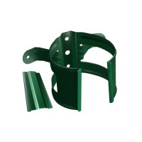 Кронштейн трубы на дерево GL PU 90 мм RAL 6005 зеленый мох