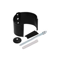 Кронштейн трубы на кирпич GL PU 90 мм RAL 9005 черный