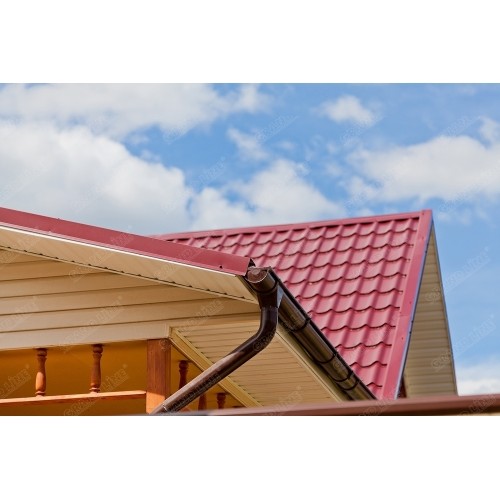 Крюк короткий GL PU 125 мм RAL 3005 красное вино