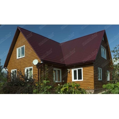 Крюк короткий GL PU 125 мм RAL 3005 красное вино