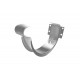 Крюк короткий GL PU 125 мм RAL 9003 сигнальный белый