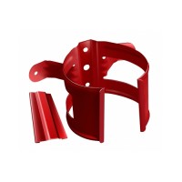 Кронштейн трубы на дерево 90мм RAL 3011 коричнево-красный