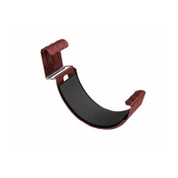 Соединитель желоба GL 125 мм RAL 3011 коричнево-красный