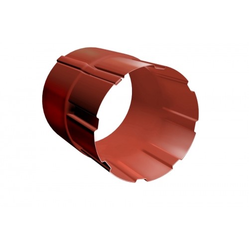Соединитель трубы GL PU 90 мм RAL 8004 терракота