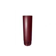 Труба круглая Grand Line 90 мм 3 м RAL 3005 красное вино