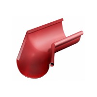 Угол желоба внутренний Grand Line 135 гр 125 мм RAL 3011 коричнево-красный
