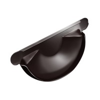 Заглушка торцевая универсальная GL PU 125 мм RAL 8017 шоколад