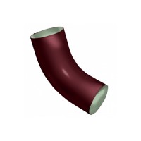 Колено 60 град GL PE 90 мм RAL 3005 красное вино