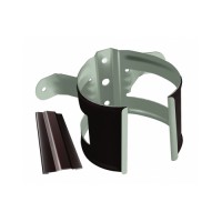 Кронштейн трубы на дерево Grand Line ПЭ 90мм RR 32 темно-коричневый