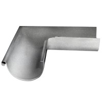 Угол желоба внешний Grand Line ZN 90гр 125мм Zn цинк