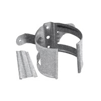 Кронштейн трубы на дерево GL ZN 100 мм Zn цинк