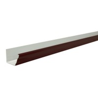 Желоб прямоугольный Vortex в1 127мм 3м RAL 8017