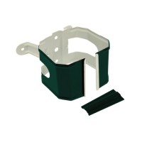 Кронштейн трубы на дерево прямоугольный Vortex RAL 6005