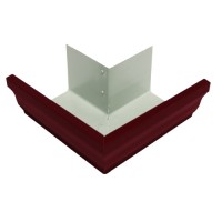 Угол желоба внешний Vortex 90гр 127мм RAL 3005