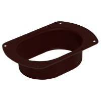 Воронка врезная Vortex в1 127мм RAL 8017