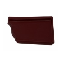 Заглушка правая Vortex Matt 127мм RAL 8017