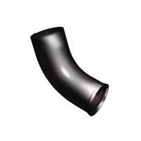 Колено стока Grand Line ПУ 90мм RAL 9005 черный