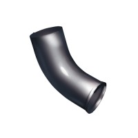 Колено стока Grand Line ПУ 90мм RAL 7024 мокрый асфальт