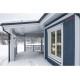 Тройник трубы Grand Line,90 мм RAL 7024 мокрый асфальт