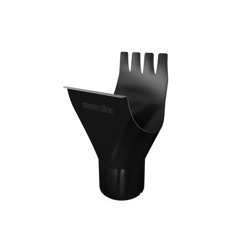 Воронка GL PU 125/90 мм RAL 9005 черный