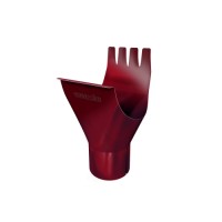 Воронка GL PU 125/90 мм RAL 3005 красное вино