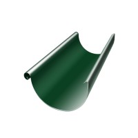 Желоб полукруглый Grand Line ПУ 125мм 3м RAL 6005 зеленый мох