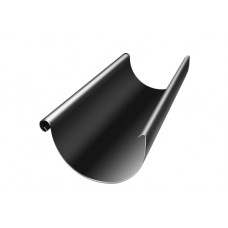 Желоб полукруглый GL PU 125 мм 3 м RAL 9005 черный