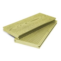 Террасная доска ДПК Grand Line 140мм Массив вельвет и тиснение под дерево золотой 4м (БШТ)