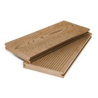 Террасная доска ДПК Grand Line 140мм Массив вельвет и тиснение под дерево бронза 3м (БШТ)