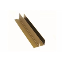 F-профиль MasterDeck 30х58,5мм анодированный шампань 3м