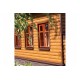 Блок-хаус новый Grand Line 0,45 Drap с пленкой RAL 8004 терракота