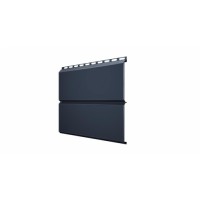Сайдинг металлический ЭкоБрус Grand Line 0,45 Drap RAL 7024 мокрый асфальт
