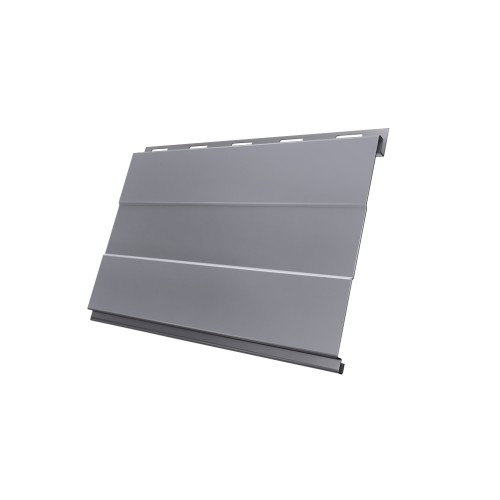 Вертикаль проф Grand Line 0,45 Drap с пленкой RAL 7004 сигнальный серый