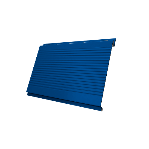 Вертикаль 0,2 gofr 0,5 Satin с пленкой RAL 5005 сигнальный синий
