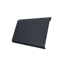 Вертикаль 0,2 gofr 0,45 PE с пленкой RAL 7024 мокрый асфальт