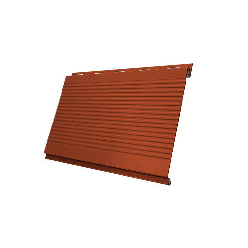 Вертикаль 0,2 gofr 0,45 PE с пленкой RAL 8004 терракота