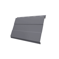 Вертикаль проф Grand Line 0,5 Сатин с пленкой RAL 7004 сигнальный серый