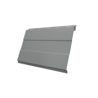 Вертикаль 0,2 prof 0,5 Satin с пленкой RAL 9006 бело-алюминиевый