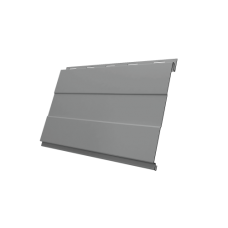 Вертикаль 0,2 prof 0,5 Satin с пленкой RAL 9006 бело-алюминиевый