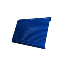 Вертикаль 0,2 gofr 0,5 Satin с пленкой RAL 5005 сигнальный синий