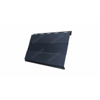 Вертикаль проф Grand Line 0,45 Drap с пленкой RAL 7024 мокрый асфальт