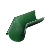 Угол желоба внешний GL PU 135 гр 125 мм RAL 6005 зеленый мох