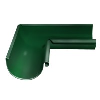 Угол желоба внутренний Grand Line ПУ 90гр 125мм RAL 6005 зеленый мох