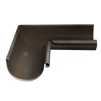 Угол желоба внутренний Grand Line ПУ 90гр 150мм RR 32 темно-коричневый